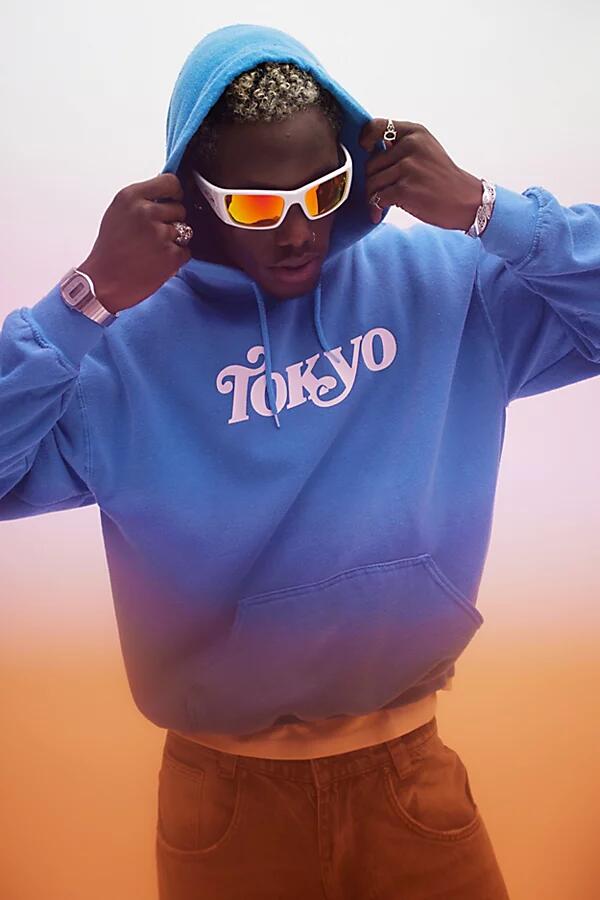 Tokyo Destination Hoodie Sweatshirt in Blue Cover