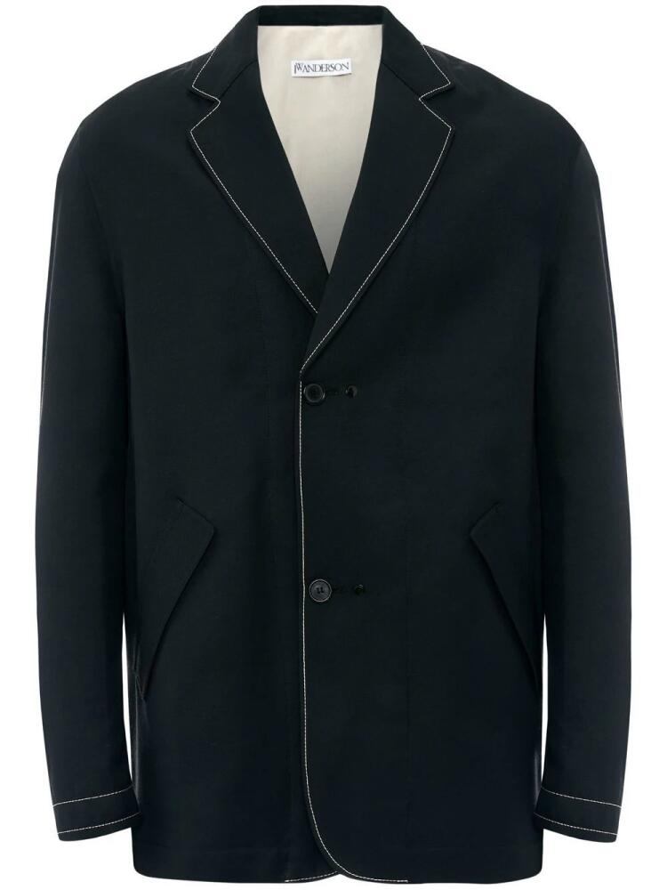 JW Anderson Reversible single-breasted blazer - Black Cover