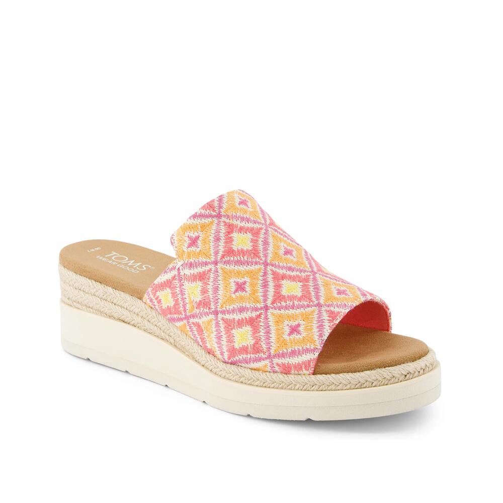 TOMS Margot Wedge Sandal | Women's | Pink Cover