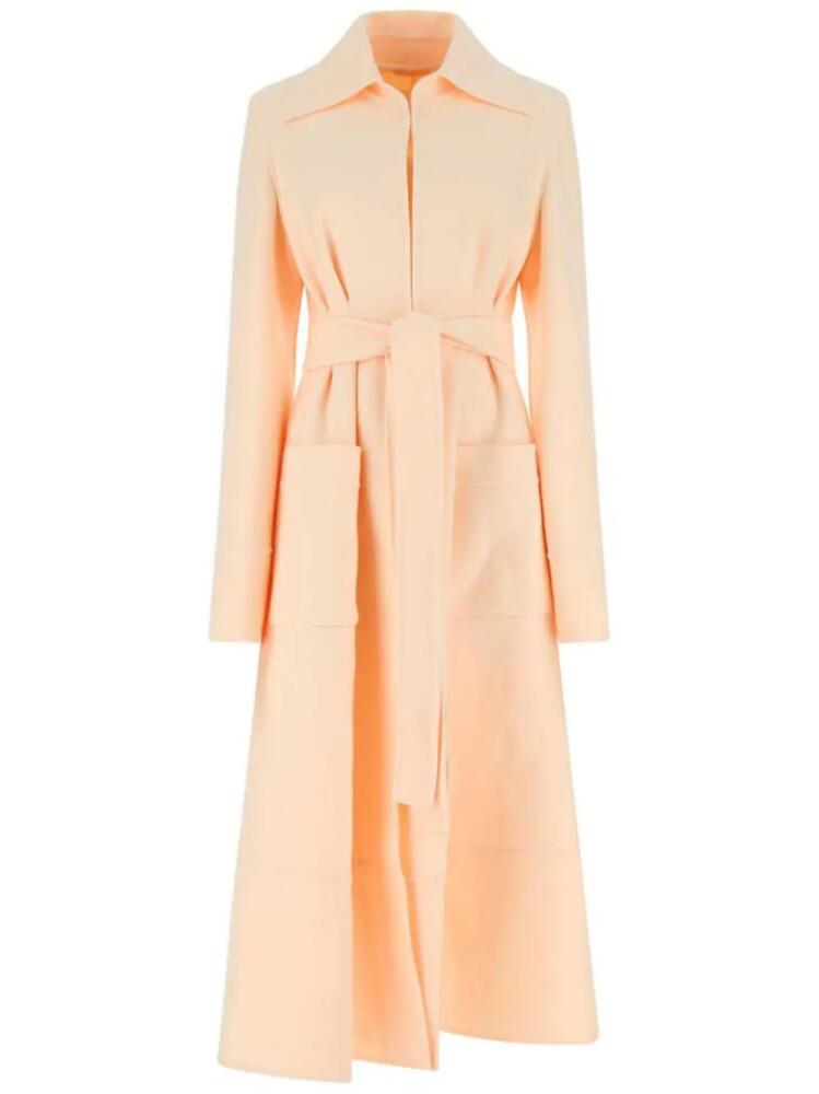 Jil Sander wool trench coat - Pink Cover