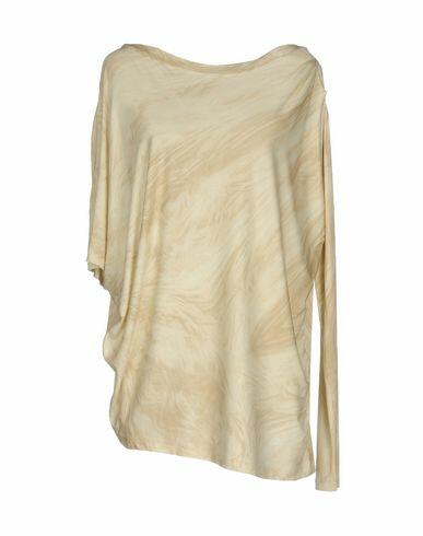 Byblos Woman T-shirt Beige Viscose, Lycra Cover