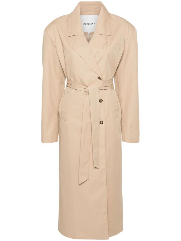 HERSKIND Levi trench coat - Neutrals Cover