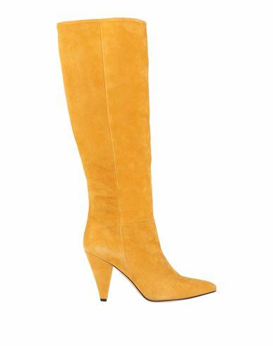 Ninni Woman Boot Yellow Soft Leather Cover