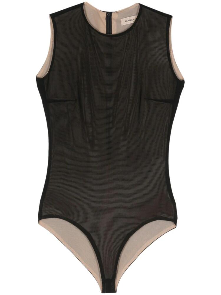 Blanca Vita Bryo mesh bodysuit - Black Cover