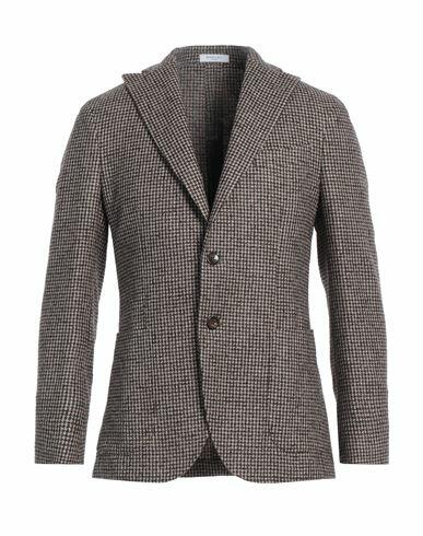 Boglioli Man Blazer Khaki Virgin Wool, Silk, Polyamide, Cashmere Cover