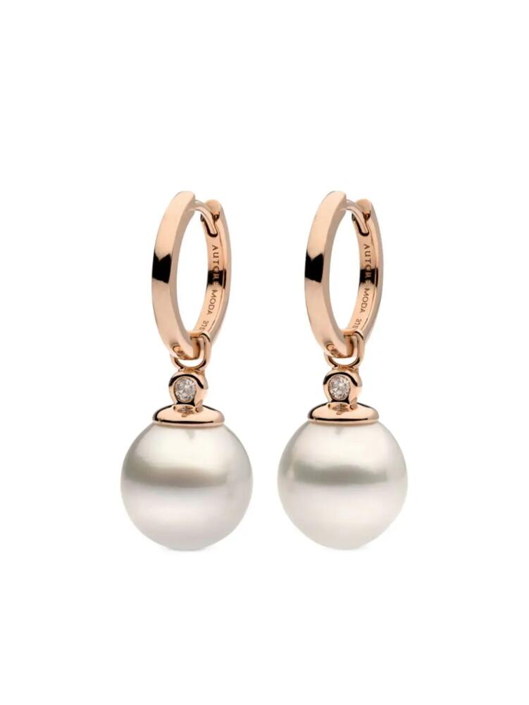 AUTORE MODA 9kt rose gold Allegra South Sea Pearl earrings - Pink Cover