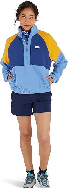 Marmot Retro Rocklin 1/2 Zip (Blue Bonnet/Twilight/Golden Sun) Women's Coat Cover