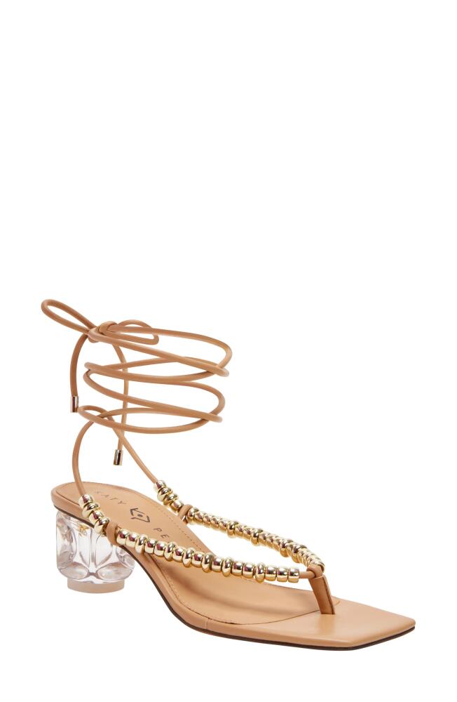 Katy Perry The Cubie Beaded Sandal in Biscotti Cover