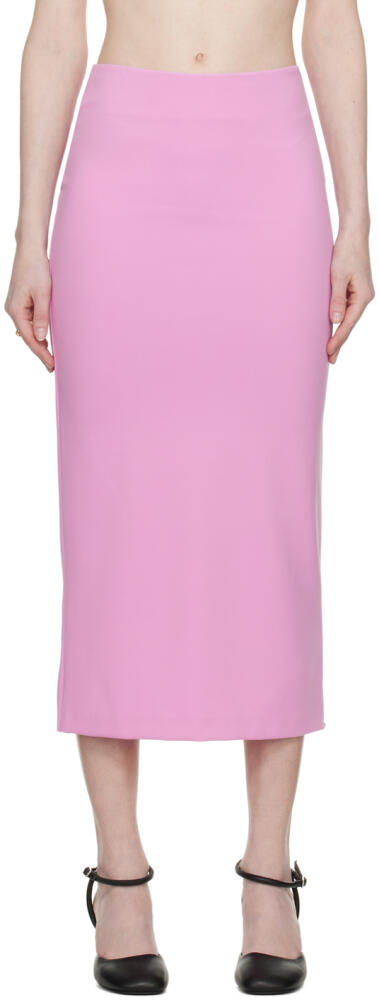 Sportmax Pink Ondina Midi Skirt Cover