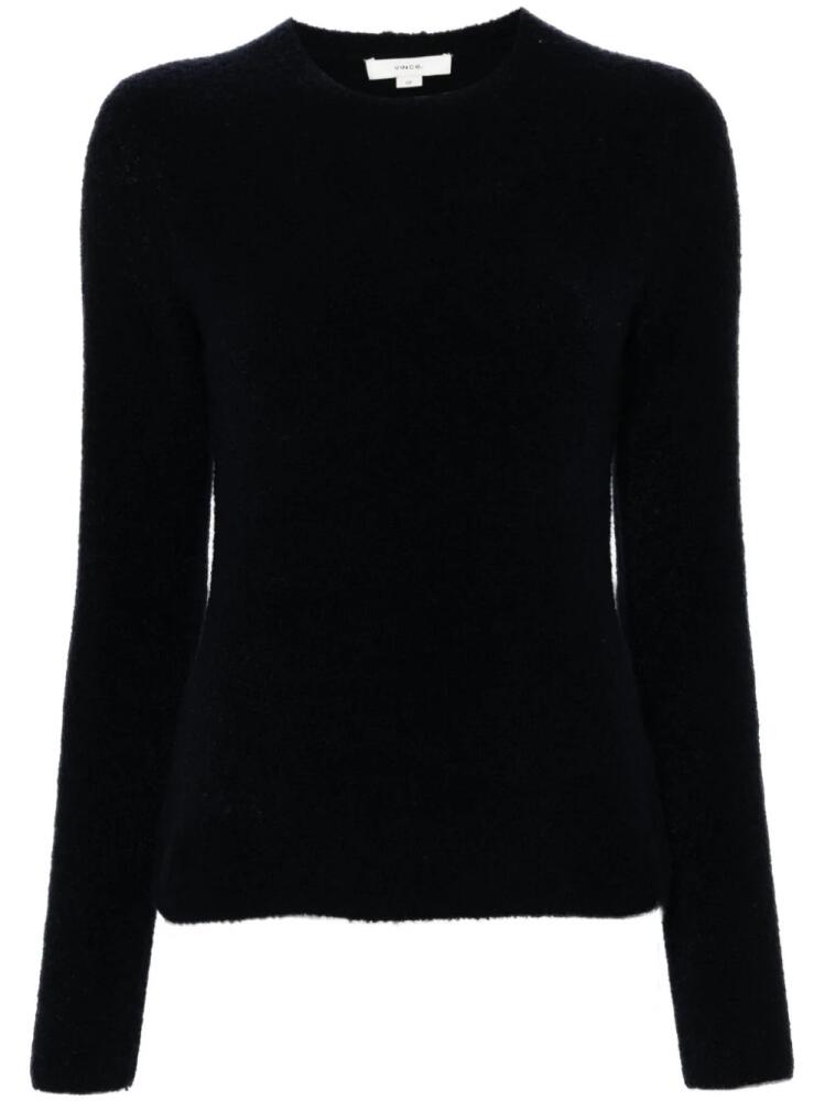 Vince bouclé crew-neck sweater - Blue Cover