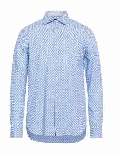 North Sails Man Shirt Azure Cotton Cover