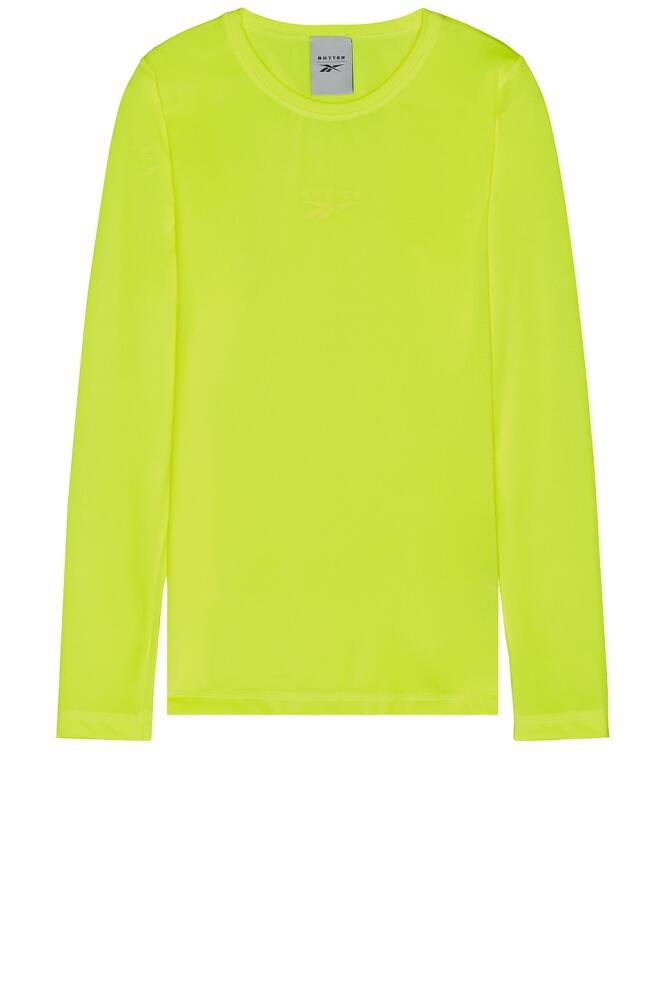 BOTTER x Reebok Long Sleeve Active Tee in Yellow Cover