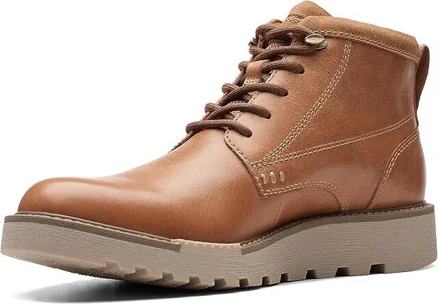 Clarks Barnes Lace (Tan Leather) Men's Boots Cover