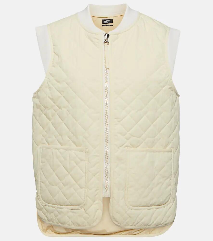 A. P.C. Emilie quilted vest Cover