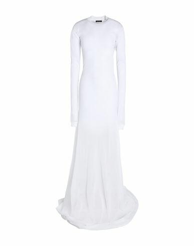 Ann Demeulemeester Woman Maxi dress White Cotton, Polyamide Cover