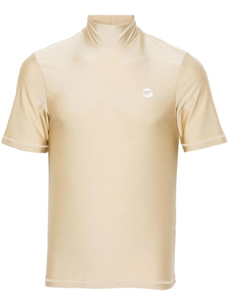 Coperni logo print short-sleeve T-shirt - Neutrals Cover