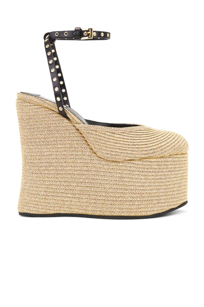 ALAÏA Wedge Sandal in Tan Cover