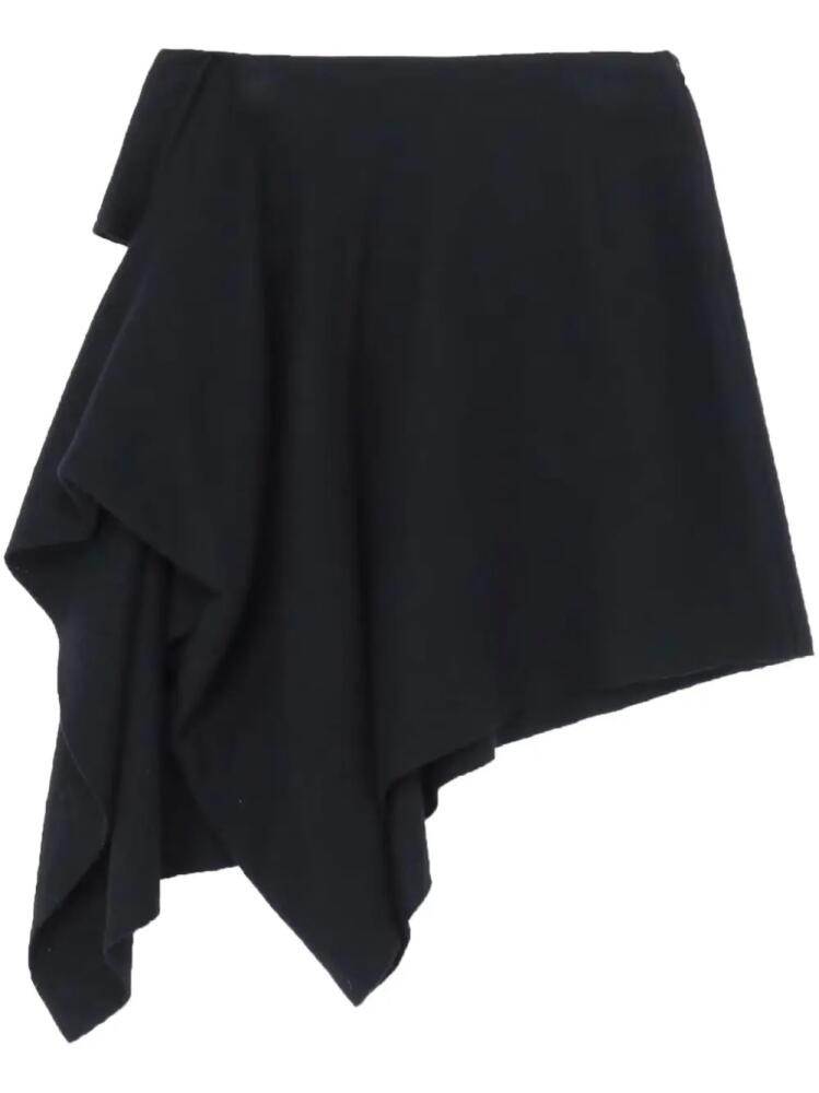 Yohji Yamamoto asymmetric short skirt - Black Cover