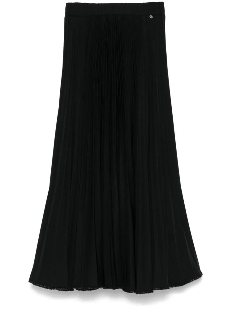 NISSA pleated high-waisted skirt - Black Cover