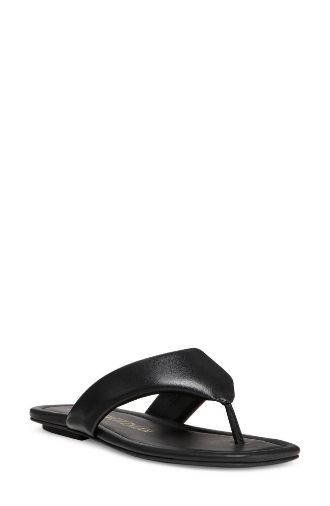 Stuart Weitzman Maui Flip Flop in Black Cover