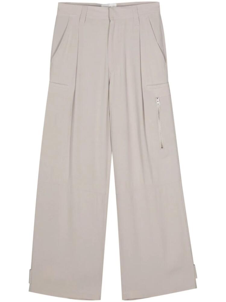 AMI Paris straight-leg cargo pants - Neutrals Cover