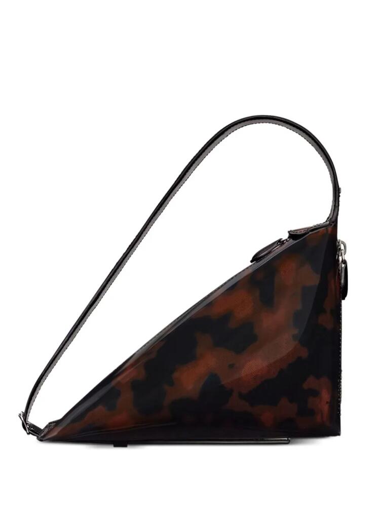 Courrèges The One tortoiseshell-effect bag - Brown Cover