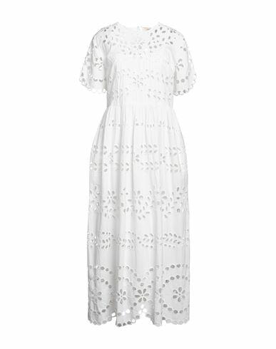 Jucca Woman Maxi dress White Cotton Cover