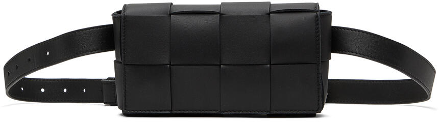 Bottega Veneta Black Cassette Belt Bag Cover