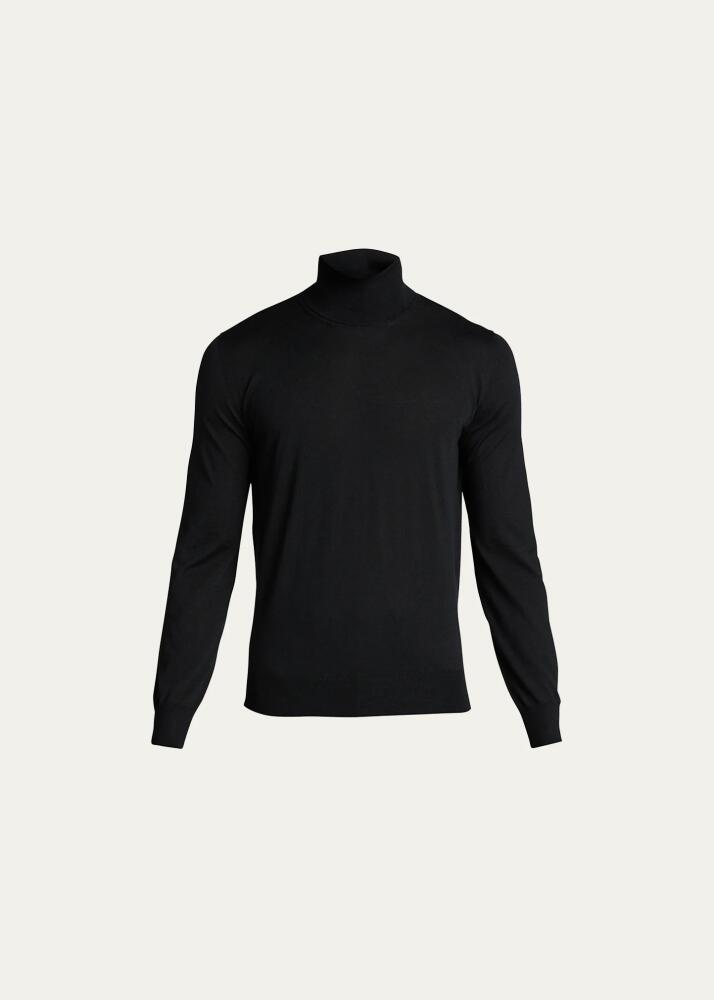 Bergdorf Goodman Men's Cashmere Turtleneck Sweater Cover