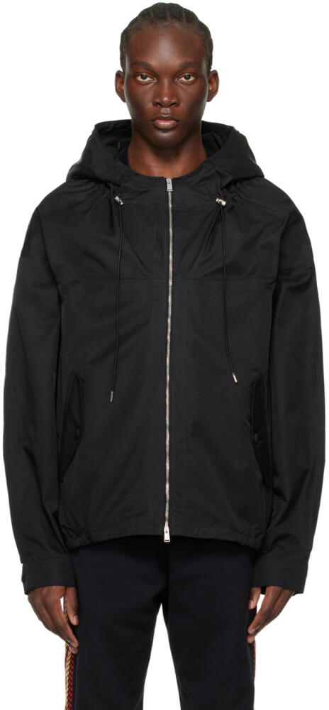 Lanvin Black Hooded Jacket Cover