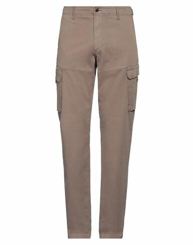 Timberland Man Pants Khaki Cotton, Elastane Cover