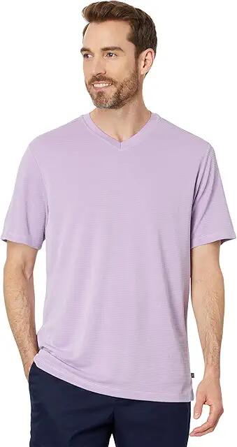 Tommy Bahama Coastal Crest Vneck (Summer Plum) Men's T Shirt Cover