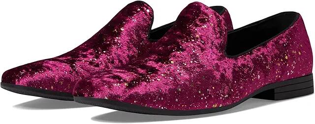 Stacy Adams Stellar Glitter Slip-On Loafer (Burgundy) Men's Shoes Cover