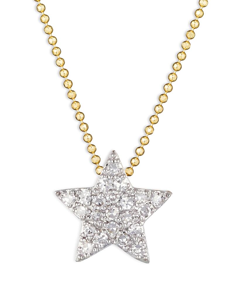 Phillips House 14K Yellow Gold & Rhodium Diamond Mini Star Infinity Necklace, 16-18 Cover