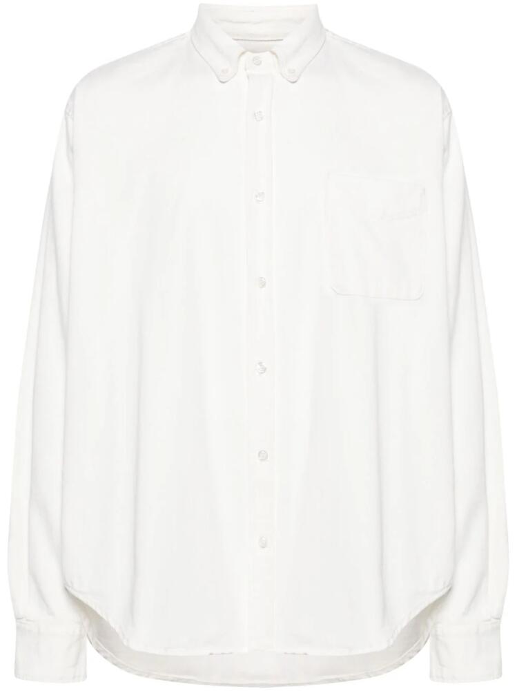 The Frankie Shop Sinclair denim shirt - White Cover