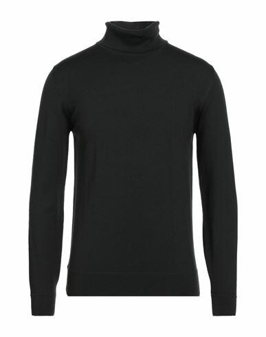 Alpha Studio Man Turtleneck Dark green Merino Wool Cover