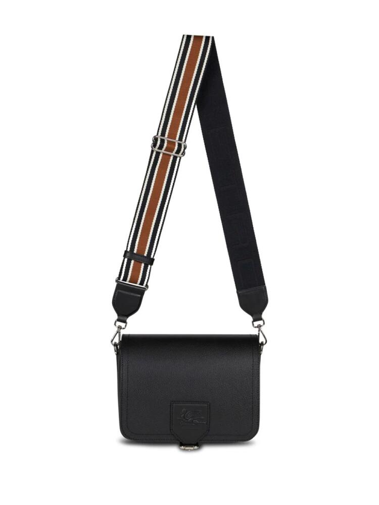 ETRO small Essential leather messenger bag - Black Cover