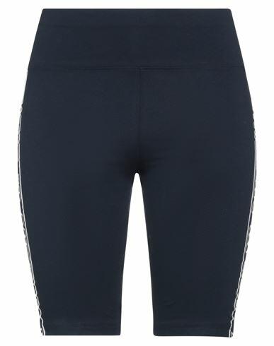 Plein Sport Woman Leggings Blue Cotton, Elastane Cover