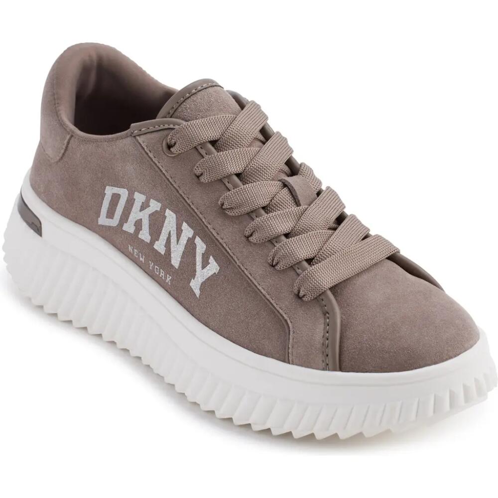 DKNY Larissa Platform Sneaker in Ash Cover