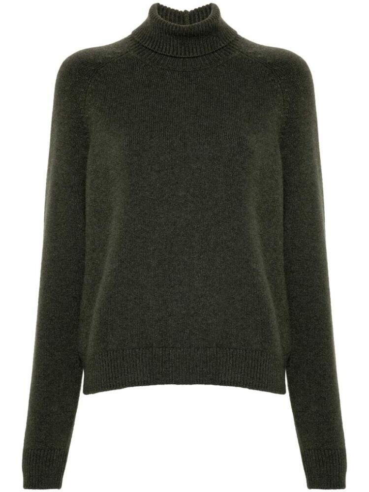 FENDI logo-embroidered sweater - Green Cover