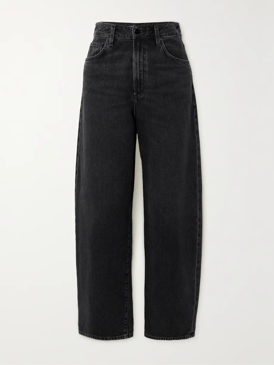 GOLDSIGN - The Witkin High-rise Straight-leg Jeans - Black Cover