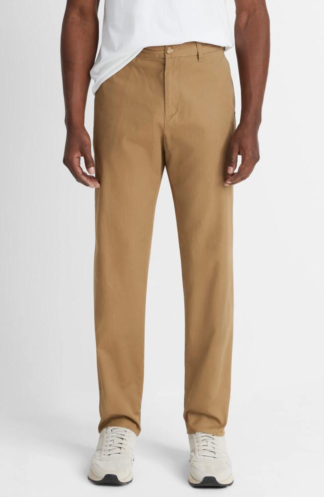 Vince Relaxed Cotton Chino Pants in Caramel Desert Cover