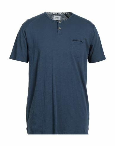 Berna Man T-shirt Blue Cotton Cover