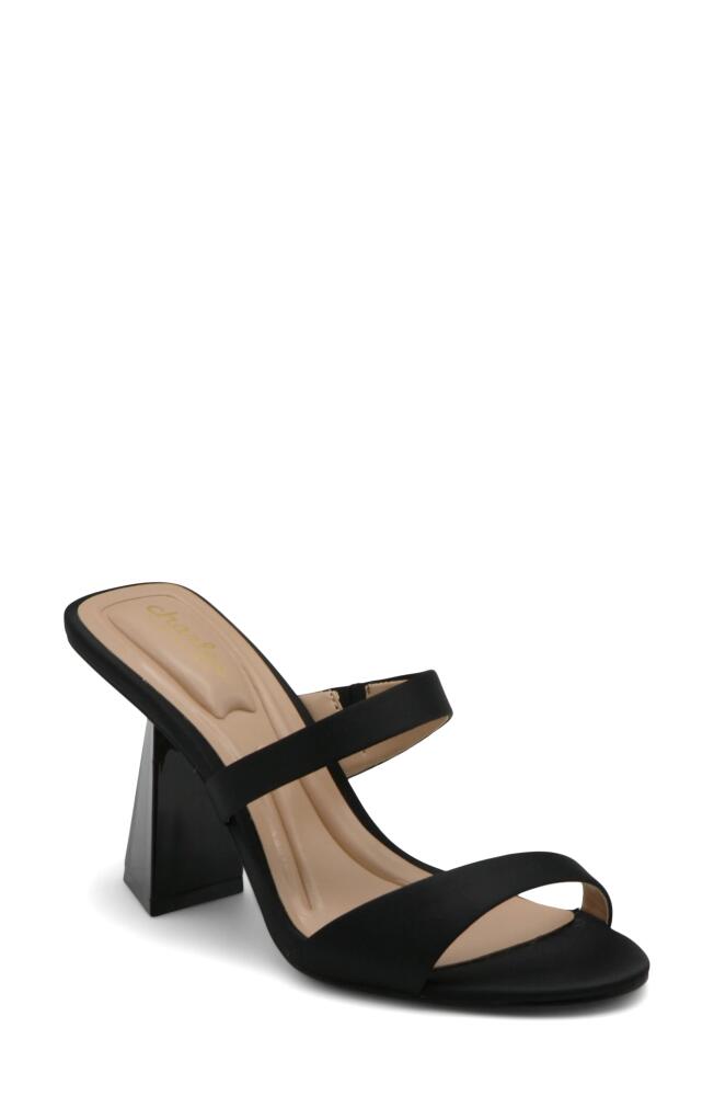 Charles by Charles David Kami Slide Sandal in Black Cover