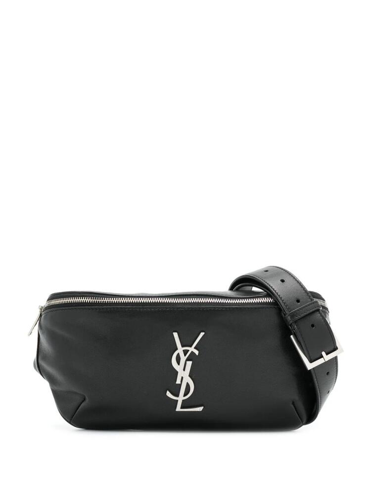 Saint Laurent monogram leather belt bag - Black Cover