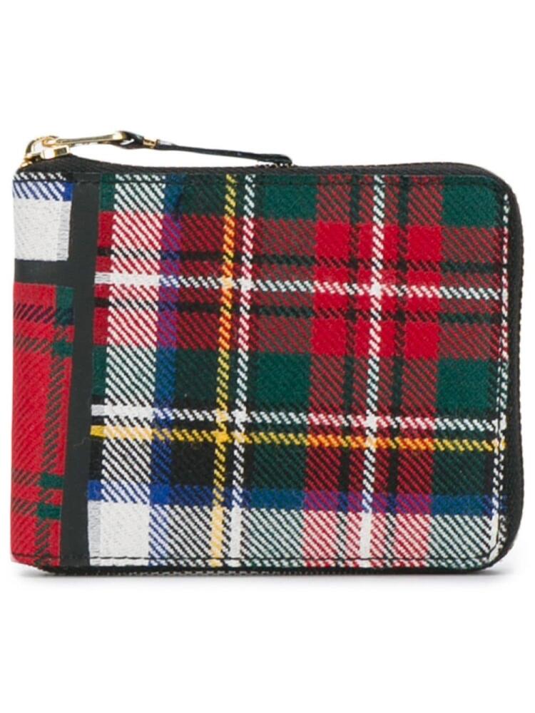 Comme Des Garçons Wallet Large Red Tartan Wallet Cover