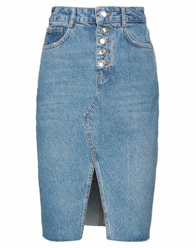 Liu •jo Woman Denim skirt Blue Lyocell, Viscose, Cotton Cover