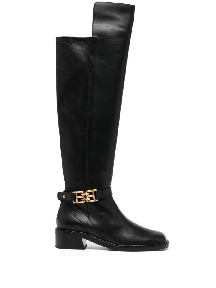 Bally Eloire leather long boots - Black Cover