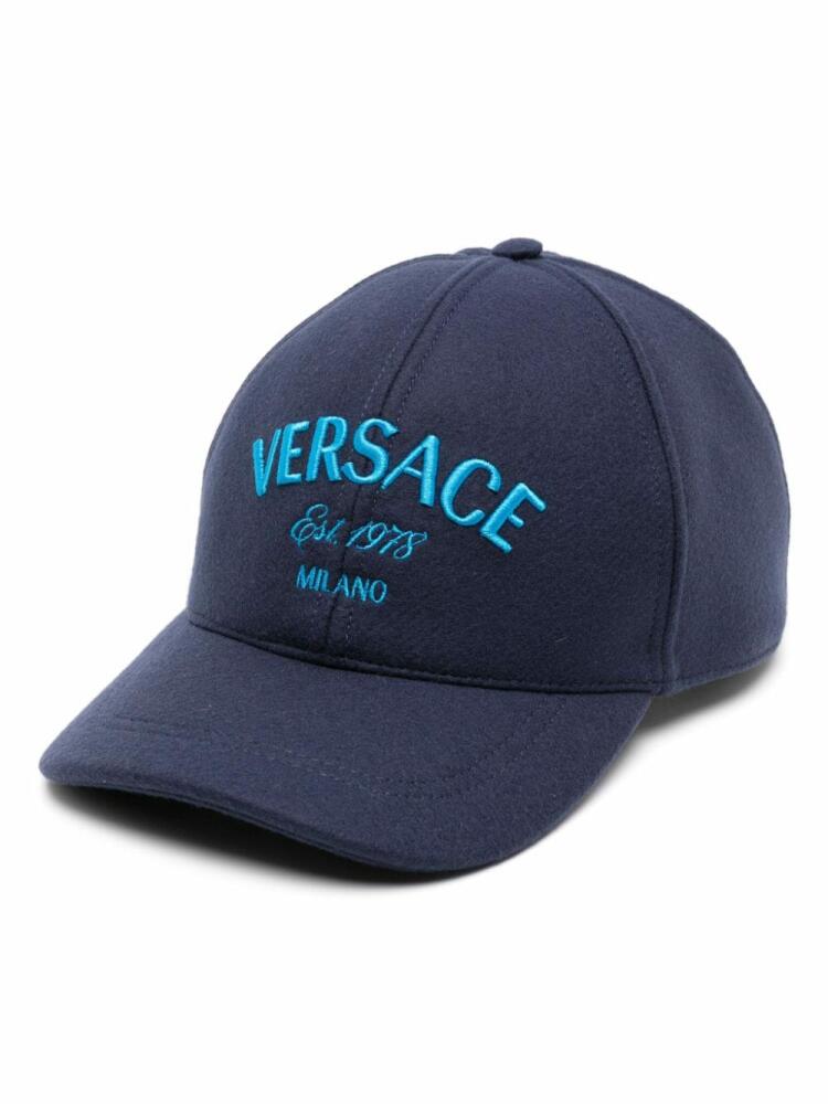 Versace Milano Stamp embroidered baseball cap - Blue Cover