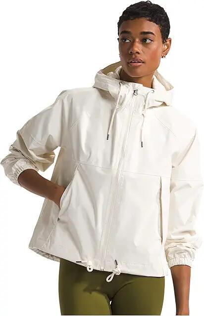 The North Face Antora Rain Hoodie (White Dune) Women's Clothing Cover